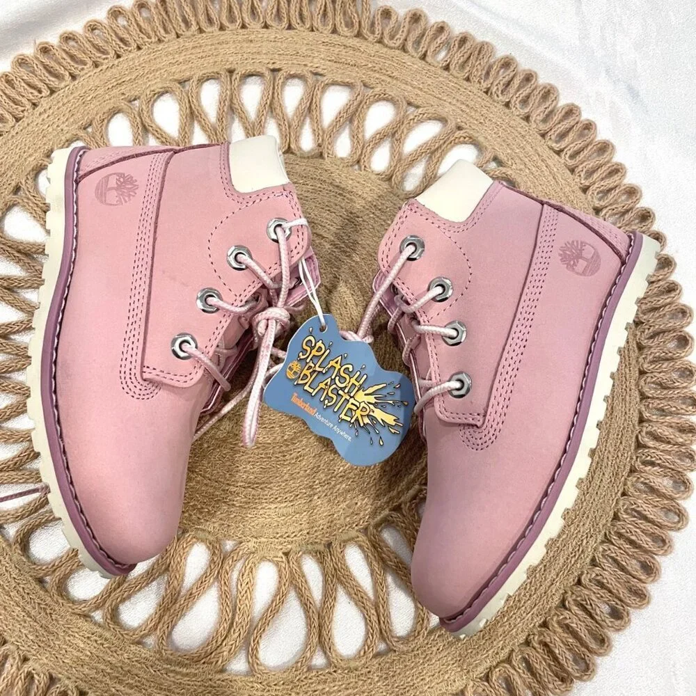 NWT Timberland Toddler Pokey Pine Boot Light Pink Nubuck Size 10